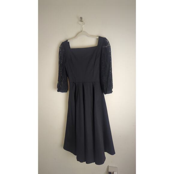 Hearts & Roses Black Pinup Fit and Flare Dress Sweetheart Neckline Women's 4 - Picture 8 of 8